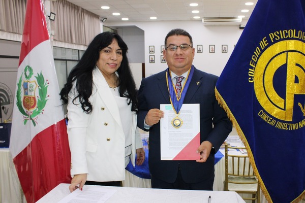 Firma de convenio - Colegio de Psicólogos