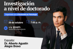 WEBINAR: INVESTIGACIÓN A NIVEL DE DOCTORADO