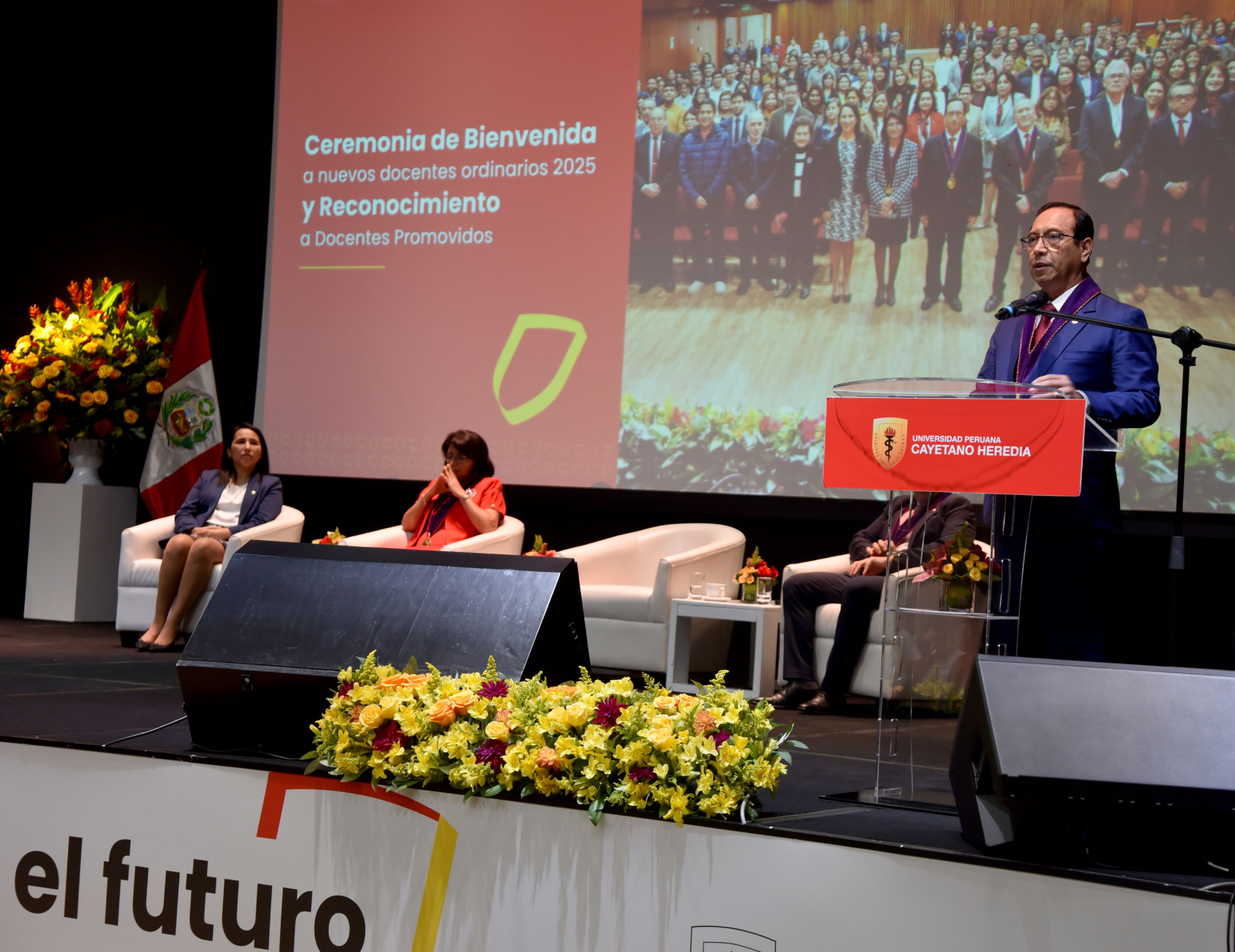 Rector Cayetano Heredia.