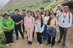 Estudiantes de Psicología de la UPCH aplican la psicología ambiental en una visita a las Lomas de Lúcumo